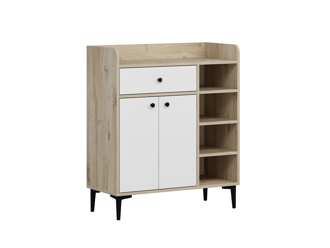 Armário multiuso Reyna com 2 portas, branco Venprodin