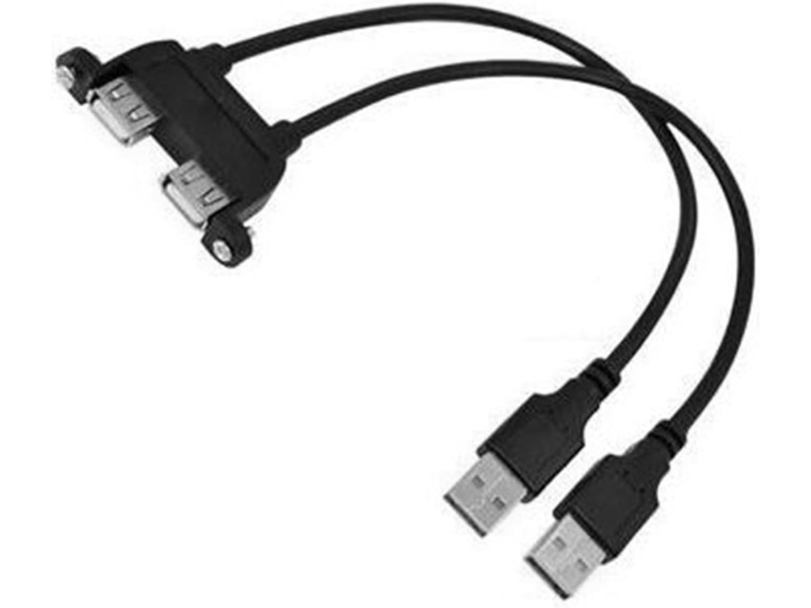 Cabo Extensor De Carregamento Usb 2.0 Com Conector Macho Duplo E