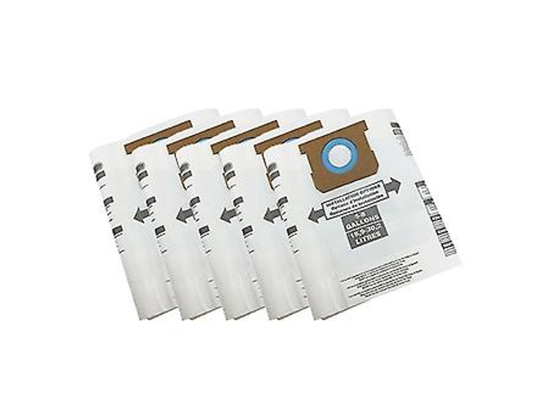 Pacote com 10 sacos de substituição tipo H compatíveis com aspiradores de pó 5-8 N Vac, substituto para Slowmoose