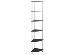 Shelf, Shelves Vidaxl Preto Vidro (n/a)