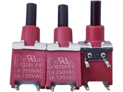 Conjunto De 5 Interruptores Botão Subminiatura Selados Ip67, Série 8a, 4 Pinos, Desligado Mom, Interruptor Spdt De 2 Vias