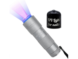 Mini lâmpada UV inovadora para unhas de polygel, alimentada por bateria, com silicone Carimbo LY EBIKE (não aplicável)