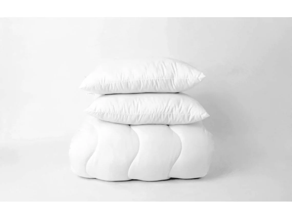 Edredão Microfibra 300gr 240x260cm com Oferta de 2 Almofadas de Dormir 45x60cm