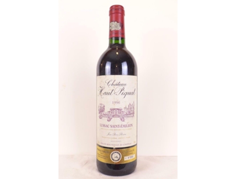 Vinho Tinto CHÂTEAU HAUT-PIQUAT 1996 (75 cl - 1 unidade)