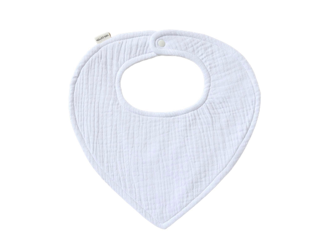 Baby Babadores Com Coração, Bandana Para Bebês, Multilateral Algodão Babadores, Babadores Para Meninos E Meninas Unissex, Recém-borns Para De