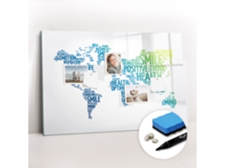 Quadro Magnético Decorativo Mapa De Palavras Gentis Para O Escritório Espelharte (90x60 Cm)