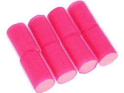 Rolos de cabelo autoadesivos, ferramenta fácil de estilizar, esponja leve, conjunto com 8 unidades.