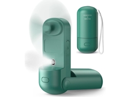 Ventilador Portátil Com Função De Regulagem De Intensidade, Ventilador De Mão 3 Em 1, 3 Velocidades Ajustáveis