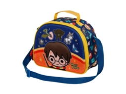 Lancheira Harry Potter Crest 3D Laranja