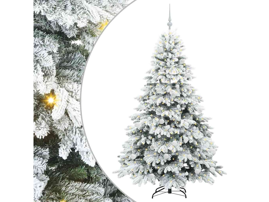 Decoração De Natal Vidaxl Verde Plástico (180 Cm)