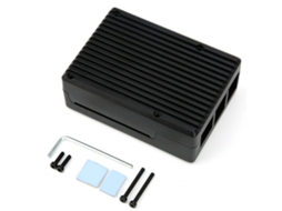 Laxiscreed Chassis De Alumínio Para Raspberry Pi 4 - Compatível Com Componentes Da Placa-mãe