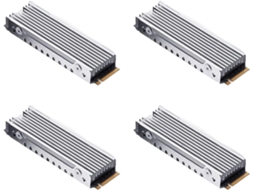 Dissipador de Calor de Alumínio para 4 Ssds M.2 2280 Nvme com Almofada Térmica SFUSHOS