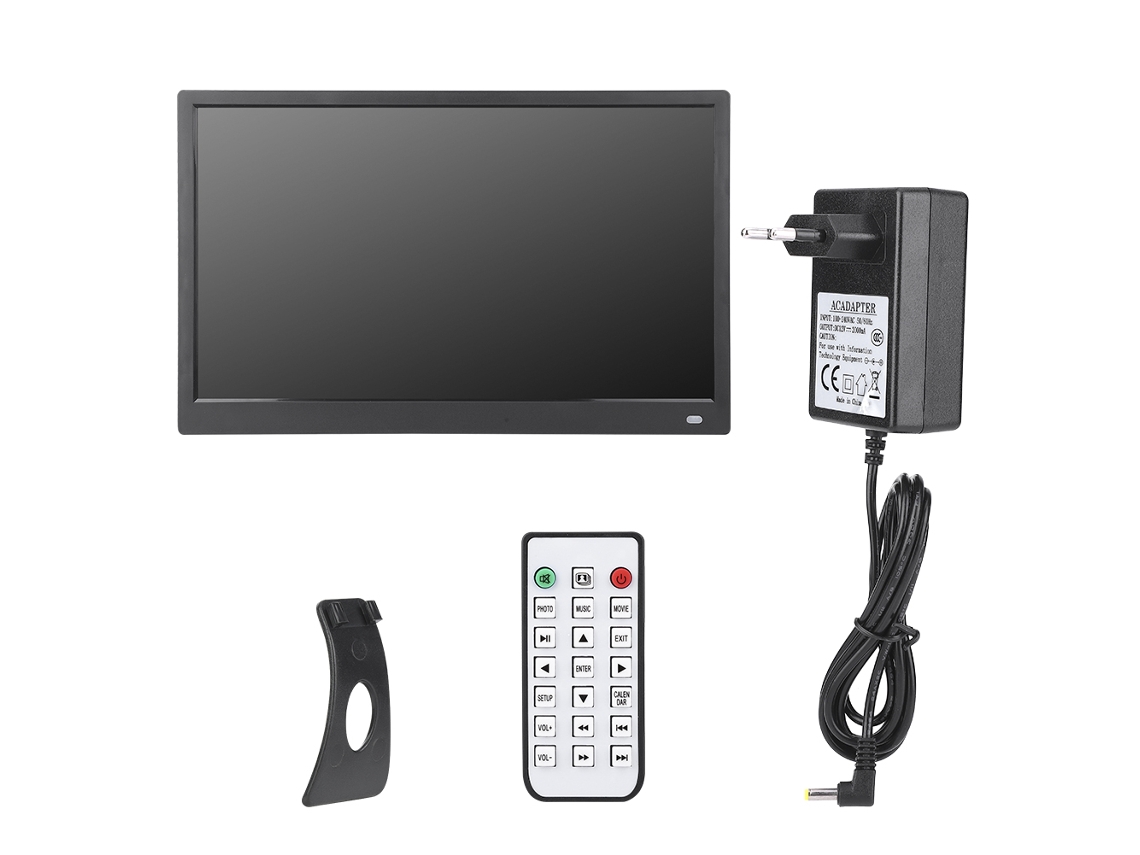 Porta-retratos Digital Hd De 15,6 Polegadas Com Reprodutor De Música E Vídeo, Ideal Para Presentes Corporativos E De Negócios, 240v