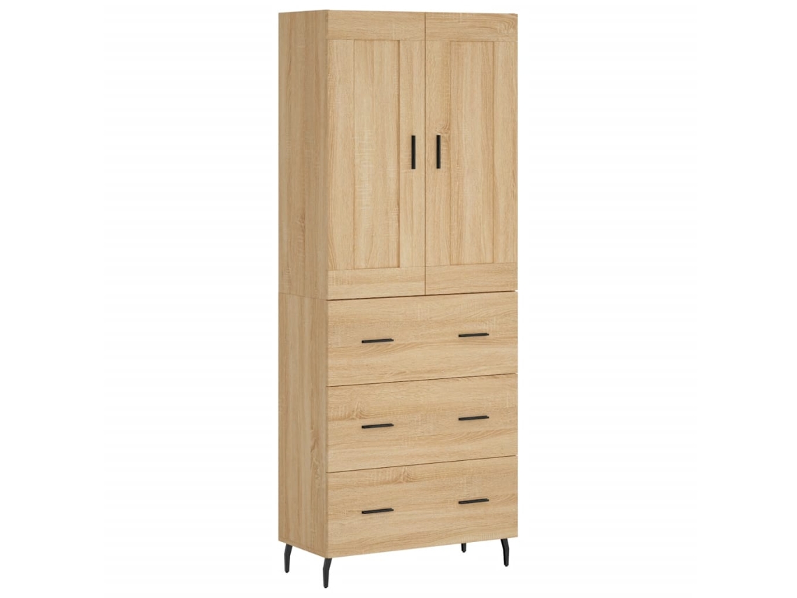 Highboard, Highboards Vidaxl Marrom Madeira Processada (n/a)