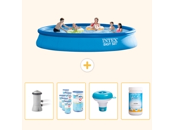 Intex Piscina Easy Set Redonda - 457x84 Cm - 5-peças Scb89