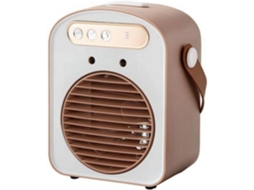 Ventilador Portátil Recarregável E Silencioso Para Viagens, Ideal