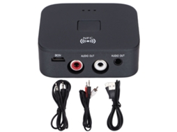 Adaptador Sem Fio Bluetooth 5.0 Receptor De Áudio Rca Porta 3.5mm Para Carro Fones De Ouvido Home Stereo