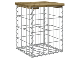 Garden Bench, Garden Benches Vidaxl Marrom Madeira De Pinho Impregnada (33 X 31 X 42 Cm)