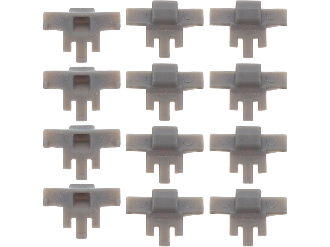 Conjunto De 50 Peças Limitadores Ângulo Plástico Para Dobradiças Armário