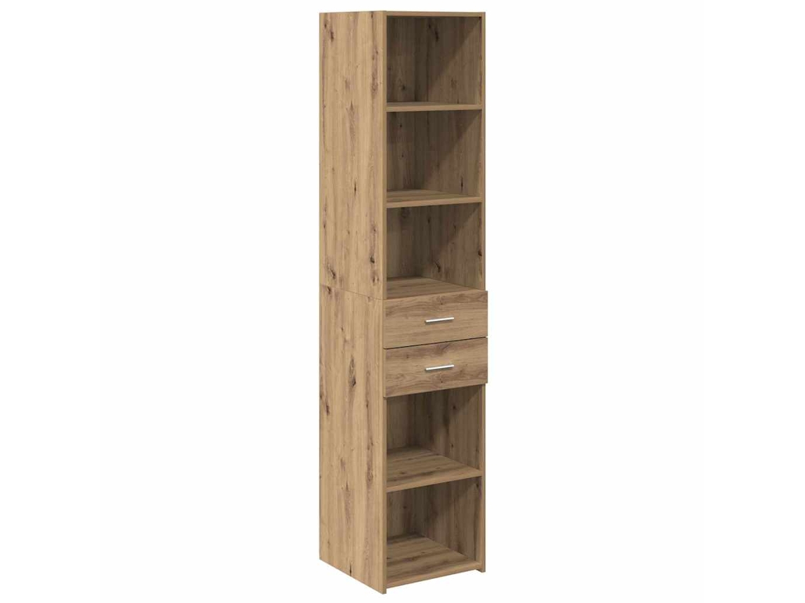 Conjunto 1 Armazenamento Da Estante Vidaxl Castanho Derivados De Madeira (40 X 42,5 X 185 Cm)