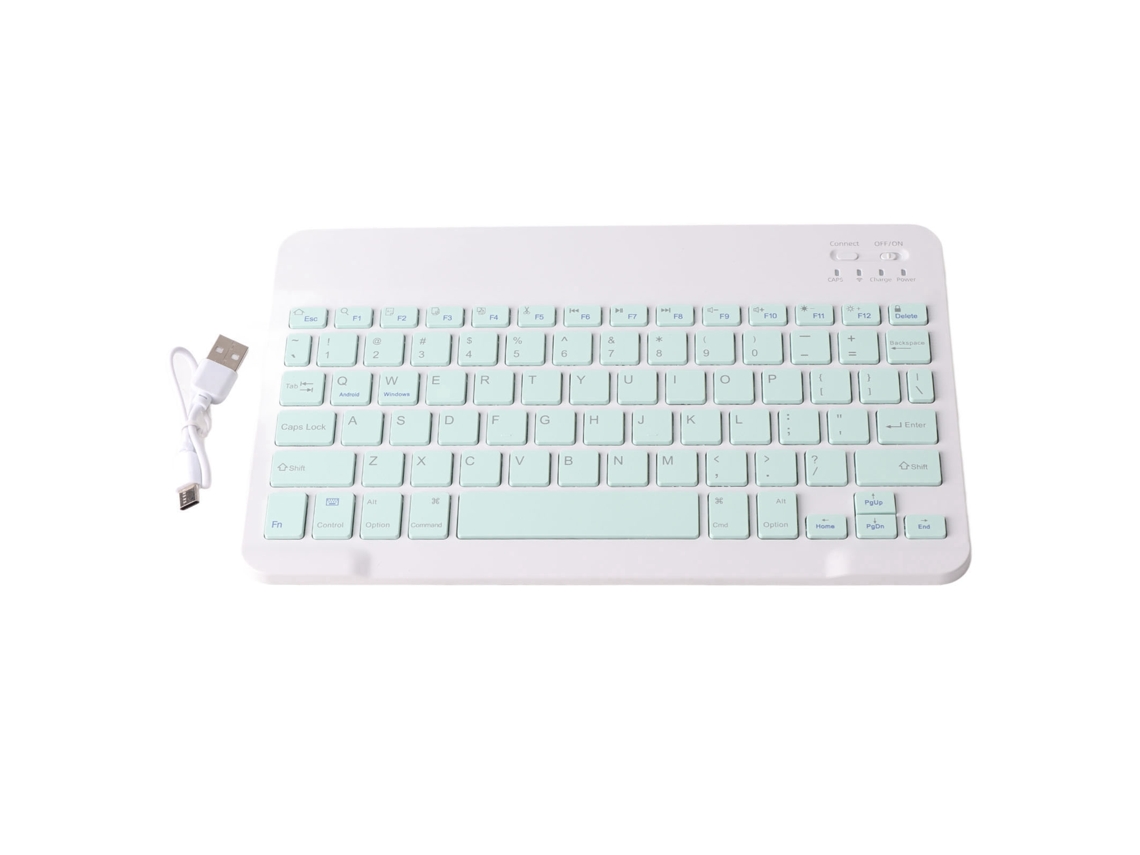 Aetheria mini Teclado Sem Fio 10 Polegadas Ultrrafino Portátil com Estrutura de Tesoura Verde