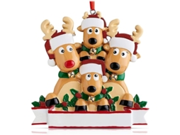 Adornos De Natal Personalizados 2021 Cervo Decoração De Árvore De Natal Pendente