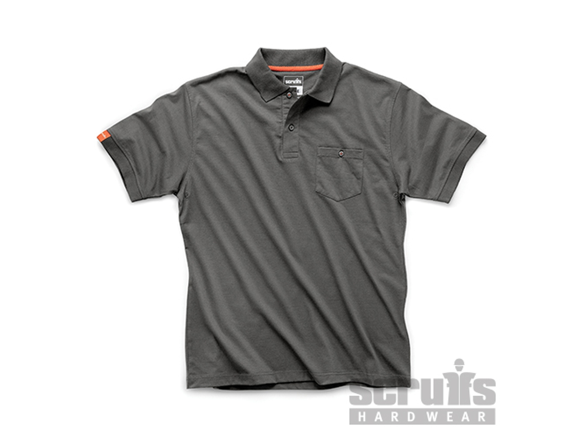 SCRUFFS T55420 Polo Eco Worker Color Gris