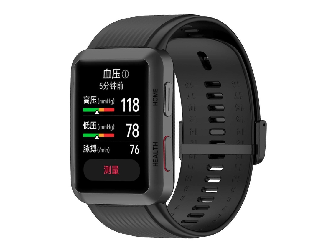 Pulseira De Silicone De Cor Sólida Com Fivela Para Huawei Watch D