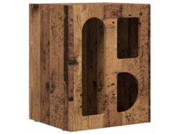 Mesa de cabeceira Madeira Antiga 40 x 35 x 50 cm MAISON EXCLUSIVE