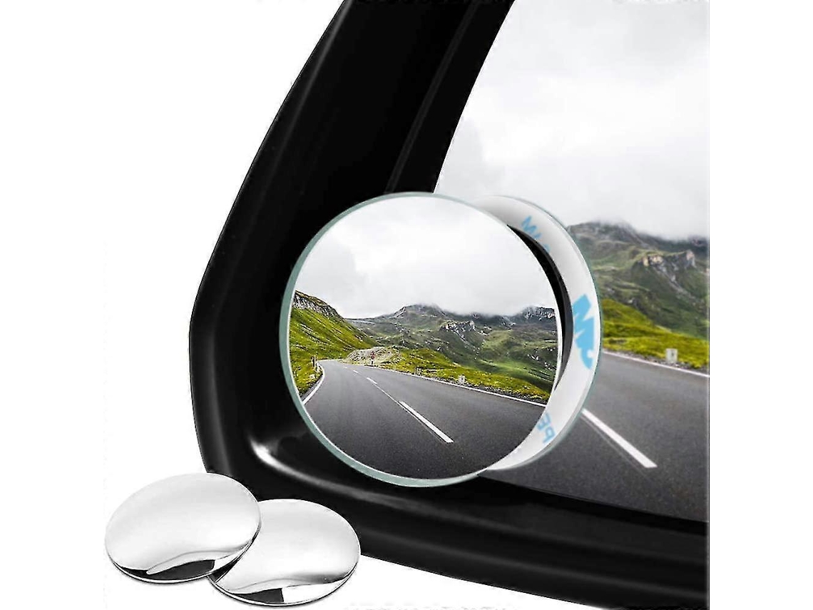 Omni 2 Espelhos de Ângulo Cego para Carros Impermeáveis, Rotação 360°, Convexos, Universais para Automóveis