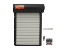 Porta automática para galinheiro com display LED e controlo de temporizador e modo manual LAXISCREED