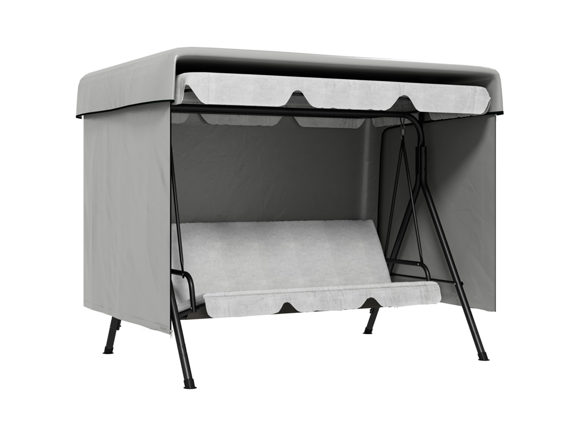 Capa protetora para móveis de jardim, 215x155x150cm, cinza, ZENCORE SERVICES