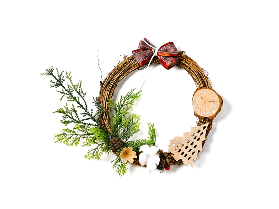 Laxiscreed Guirlanda De Natal Para Porta - Decoração Criativa E Estilosa Para Festas Natalícias