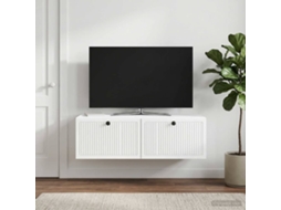Vidaxl Gabinete De Tv De Parede Branco 98 X 41 X 30 Cm
