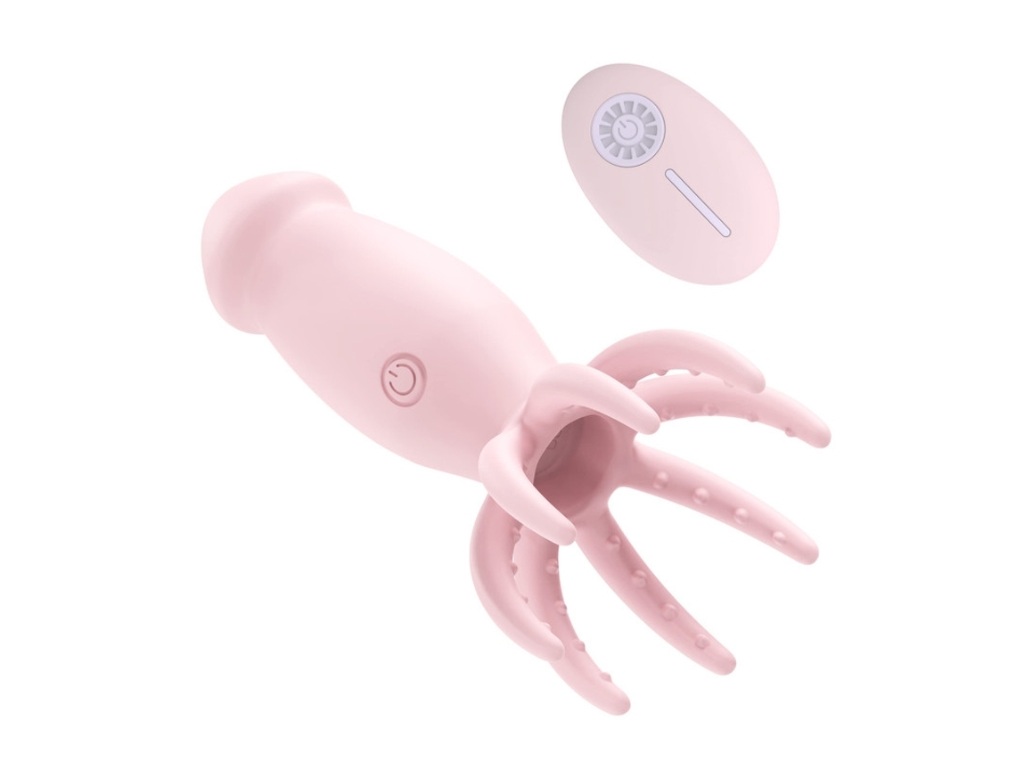 Double-sided Vibrator With 10 Vibration Modes For Women, Pink