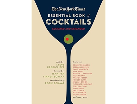 Livro New York Times Essential Book of Cocktails de Steve Reddicliffe (Inglês - Capa Dura)