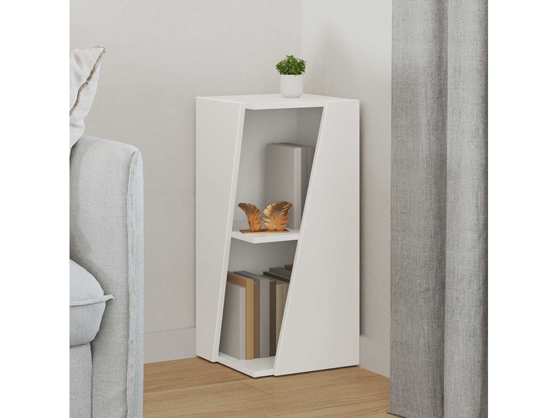 Vidaxl Prateleira Lateral Branco 33 X 32 X 70,5 Cm Madeira Processada