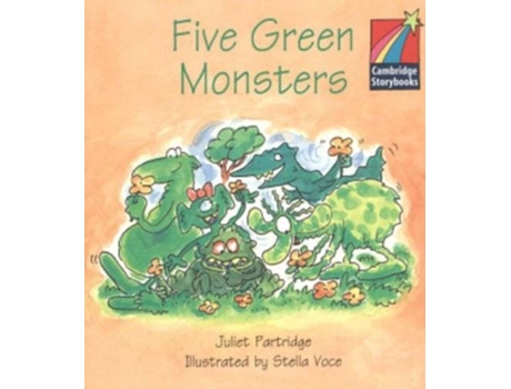 Livro Five green monsters de Juliet Partridge (Inglês)