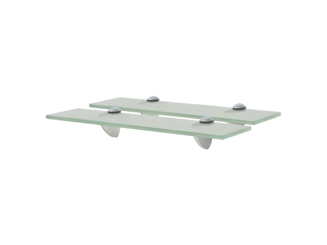 Vidaxl Prateleiras Flutuantes 2 Pcs Vidro 40x20 Cm 8 Mm