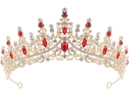 Coroa de casamento feminina em faixa de zinco com strass, acessórios para cabelo.