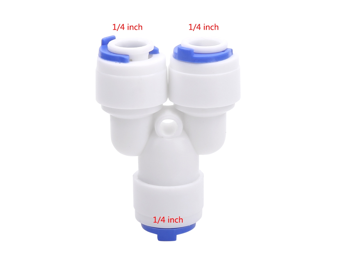 Conector Em Y De Encaixe Rápido Laxiscreed Para Tubo De 1/4 Polegadas, Ligação Fácil E Segura