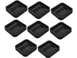 Mipcase Conjunto De 8 Protetores Rodízios Silicone Para Cadeiras, Sofás E Camas