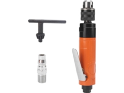 Furadeira Pneumática Reta De 3/8", Com Redutor Liga, Portátil E Leve