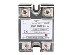 Relé de Estado Sólido SSR 60 DC Controlado AC 3 32VDC 24 480VAC 60A VOLTEDGE
