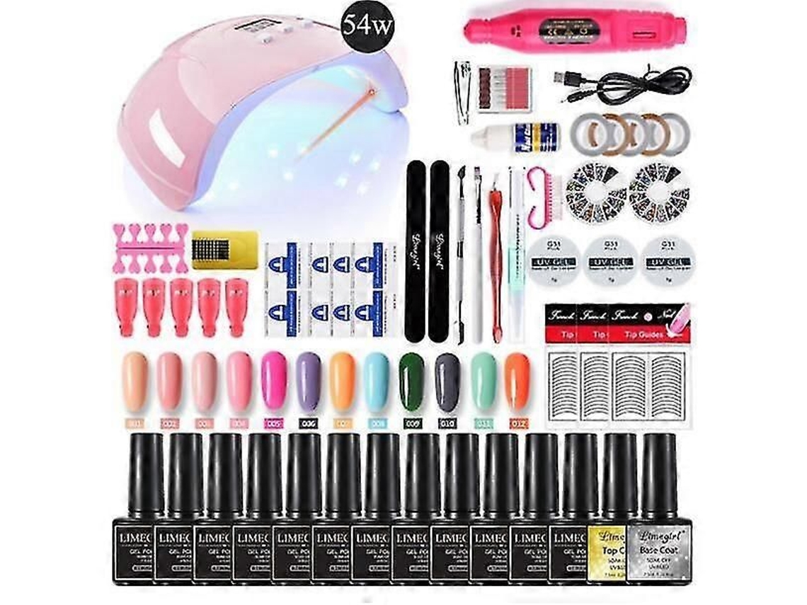 2025 Nail Set 54w Uv Lamp For Manicure With Gel GOKOCO