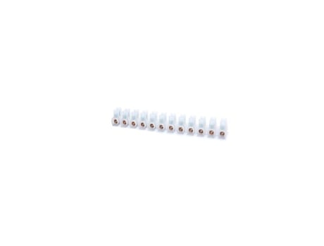 Bloco De Terminais De 35 Mm² De 12 Polos Branco Tekox (450 V 125 A)