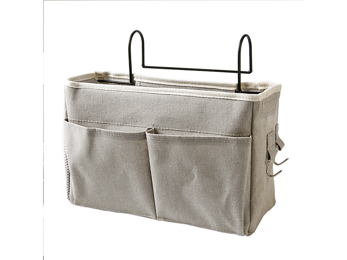 Lurelia Bolsa De Cabeceira, 2 Ganchos, Suspensa, Com Bolsos, Para Sofá, 30x26x11 Cm, Quarto Organizado