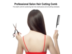 Pente Para Corte De Cabelo De Plástico E Aço Inox Para Salão De Beleza Other