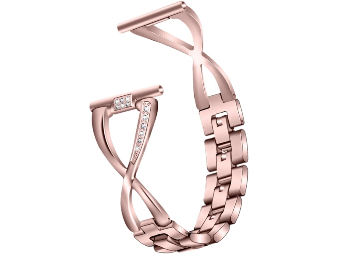 Pulseira De Smartwatch Com Strass Incrustado (1 Unidade) -