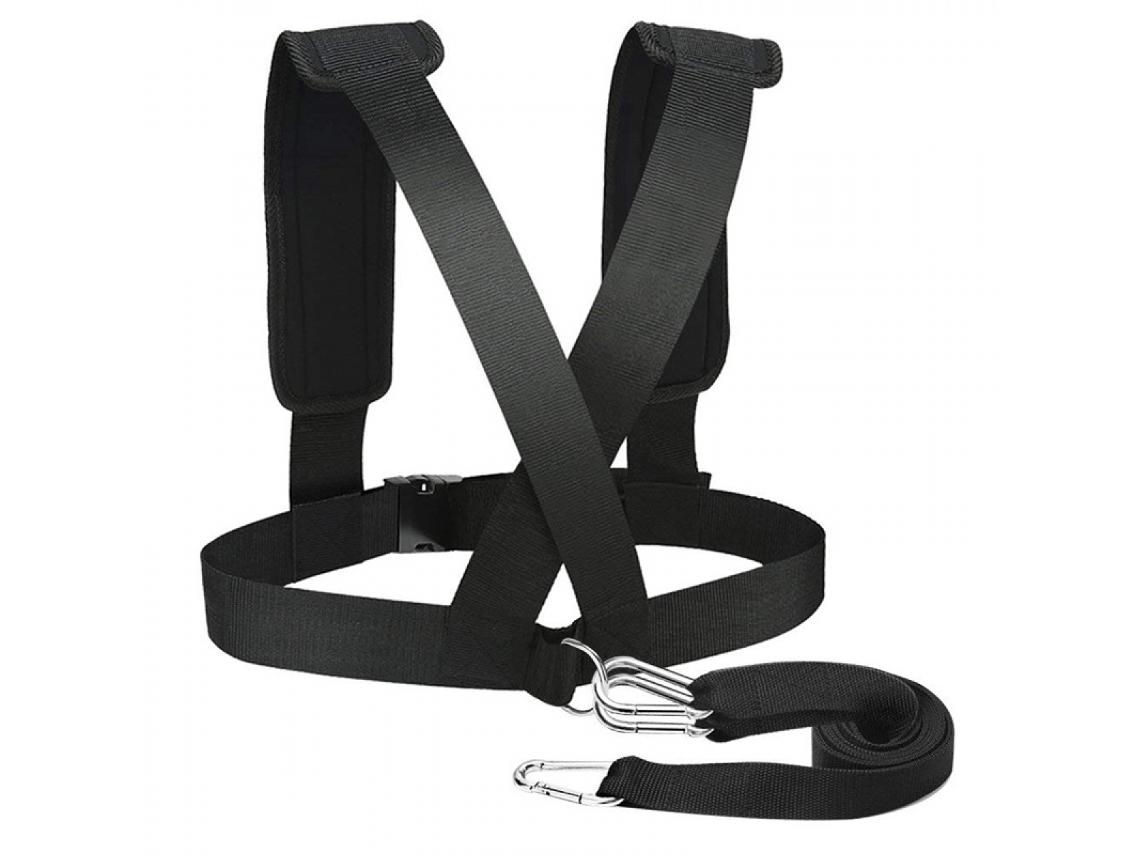 Treinador De Resistência Com Arnês Para Trenó, Kit Corda Treinamento Físico, Melhora A Velocidade.-aquaforge